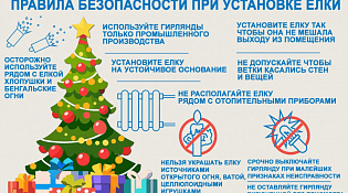Правила пожарной безопасности в период проведения новогодних праздников