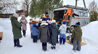 В гости к спасателям 